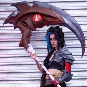 Kayn Scythe Pepakura – Schaumstoffmuster