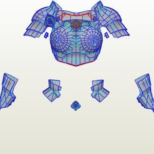 Catherine Armor Pepakura - Schaum