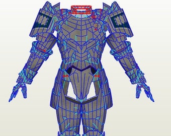 Armadura Dedue Pepakura - Espuma