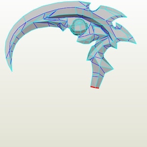 Kayn Scythe Pepakura - Foam pattern