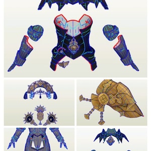 Three Houses Armor Pack Pepakura - Foam
