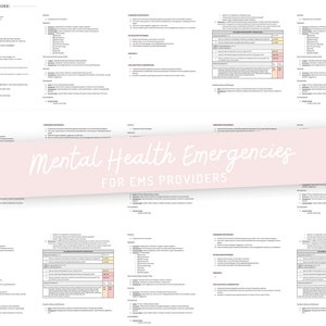 Noodsituaties op het gebied van de geestelijke gezondheidszorg - EMS-veldgids: essentiële strategieën voor EMT&#39;s, uitgebreide gids voor het navigeren door crises op het gebied van de geestelijke gezondheidszorg