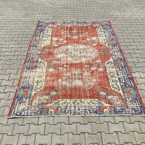 Turkish rug,Oushak rug,Vintage rug,Handmade rug,Large rug,Bohemian rug,Natural rug,Turkish vintage rug,Vintage turkish rug,Anatolian rug,