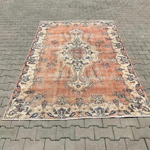 Turkish rug,Oushak rug,Vintage rug,Handmade rug,Anatolian rug,Turkish vintage rug,Vintage turkish rug,Bohemian rug,Natural rug,Pastel rug,