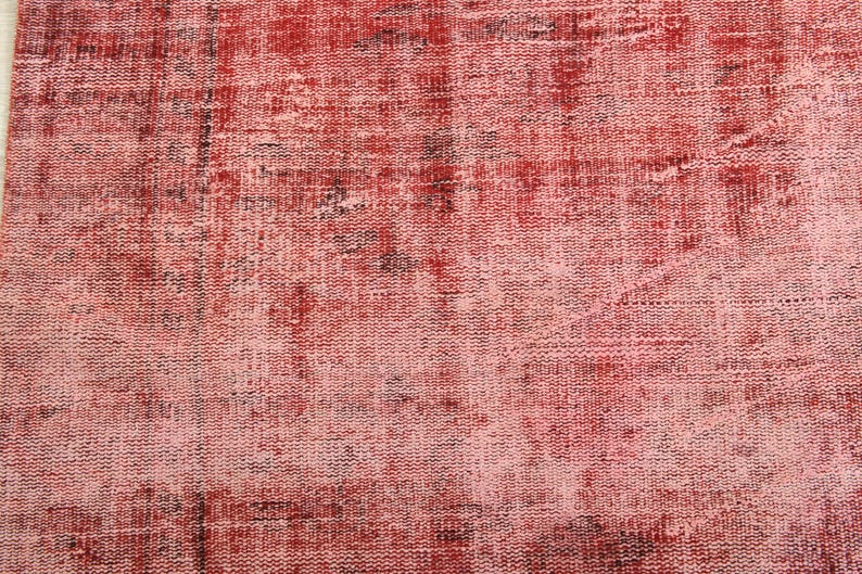 Turkish Rug,oushak Rug,vintage Rug,handmade Red Rug,anatolian Rug ...