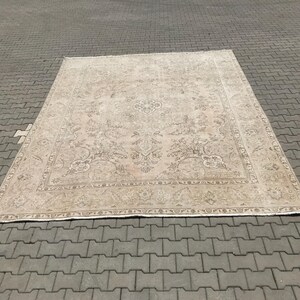 Oversize rug,Turkish oversize rug,10x13 area rug,10x13 Vintage rug,10x13 Oushak rug,Turkish vintage rug,Vintage turkish rug,Livingroom rug,