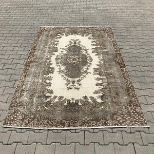 Turkish rug,Oushak rug,Vintage rug,Handmade rug,Anatolian rug,Turkish vintage rug,Vintage turkish rug,Bohemian rug,Natural rug,Large rug,