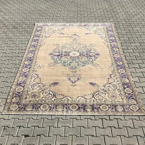 6.8x11.1 Ft,Turkish rug,Oushak rug,Vintage rug,Handmade rug,Bohemian rug,Anatolian rug,Turkish vintage rug,Vintage turkish rug,Large rug,