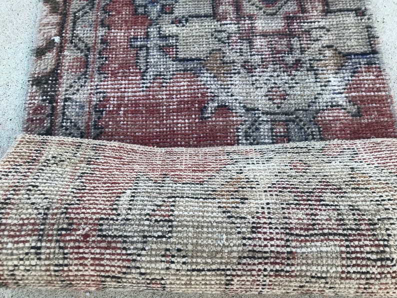 2.3x1.7 ft Oriental Rug Turkish Carpet Vintage Rug Turkish Rug Oushak Carpet Rug Oushak Rug Area Rug Bohemian Vintage Oushak Rug