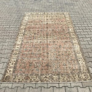 Turkish rug,Oushak rug,Vintage rug,Handmade rug,Anatolian rug,Turkish vintage rug,Vintage turkish rug,Bohemian rug,Natural rug,Large rug,