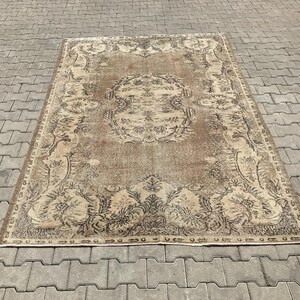 Turkish rug,Oushak rug,Vintage rug,Handmade rug,Anatolian rug,Turkish vintage rug,Vintage turkish rug,Bohemian rug,Natural rug,Faded lrug,