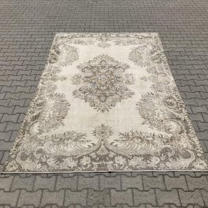 Turkish rug,Oushak rug,Vintage rug,Handmade rug,Anatolian rug,Turkish vintage rug,Vintage turkish rug,Natural rug,Bohemian rug,Large rug,