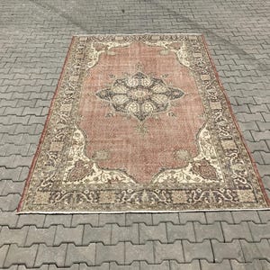 Turkish rug,Oushak rug,Vintage rug,Turkish oushak rug,Oushak turkish rug,Natural rug,Large bohemian rug,Diningroom rug,Turkish vintage rug,