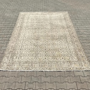 Turkish rug 7x10,Oushak rug 7x10,Vintage rug 7x10,Handmade rug 7x10,Anatolian rug,Large area rug,Turkish vintage rug,Vintage turkish rug,