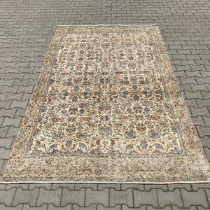 Turkish rug,Oushak rug,Vintage rug,Handmade rug,Anatolian rug,Turkish vintage rug,Vintage turkish rug,Natural rug,Bohemian rug,Handwoven rug