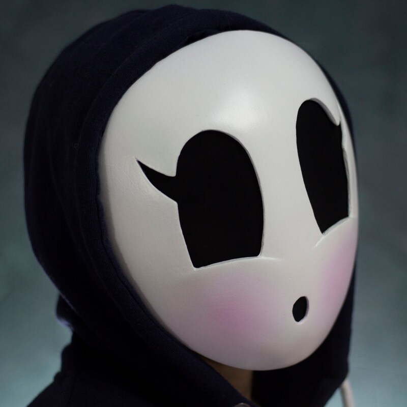 Shy Guy Mask, Inspired Costume Mask For Cosplay And Halloween Events Props Accessory