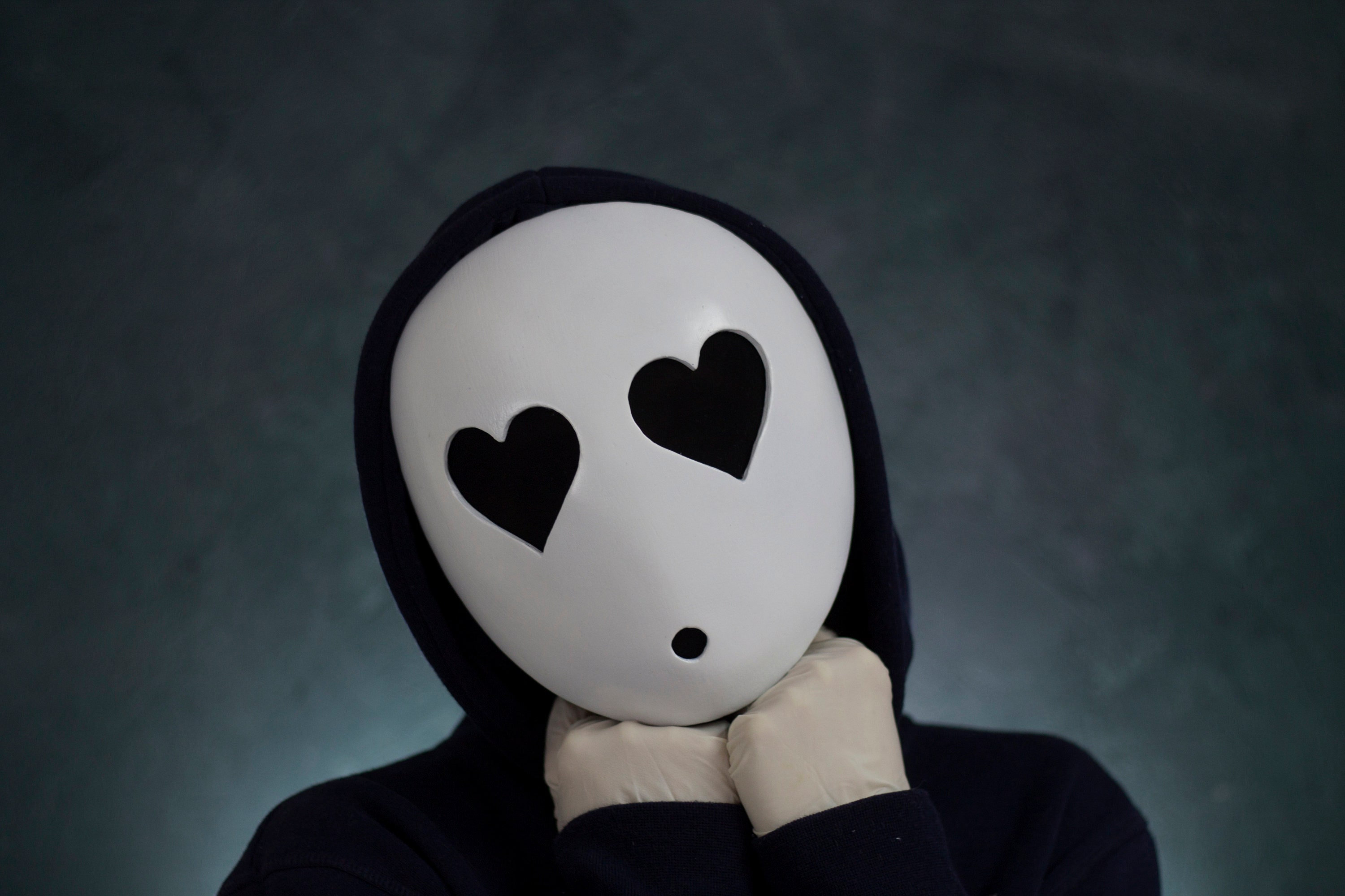 Shy Guy Super Mario (heart) inspired for cosplay