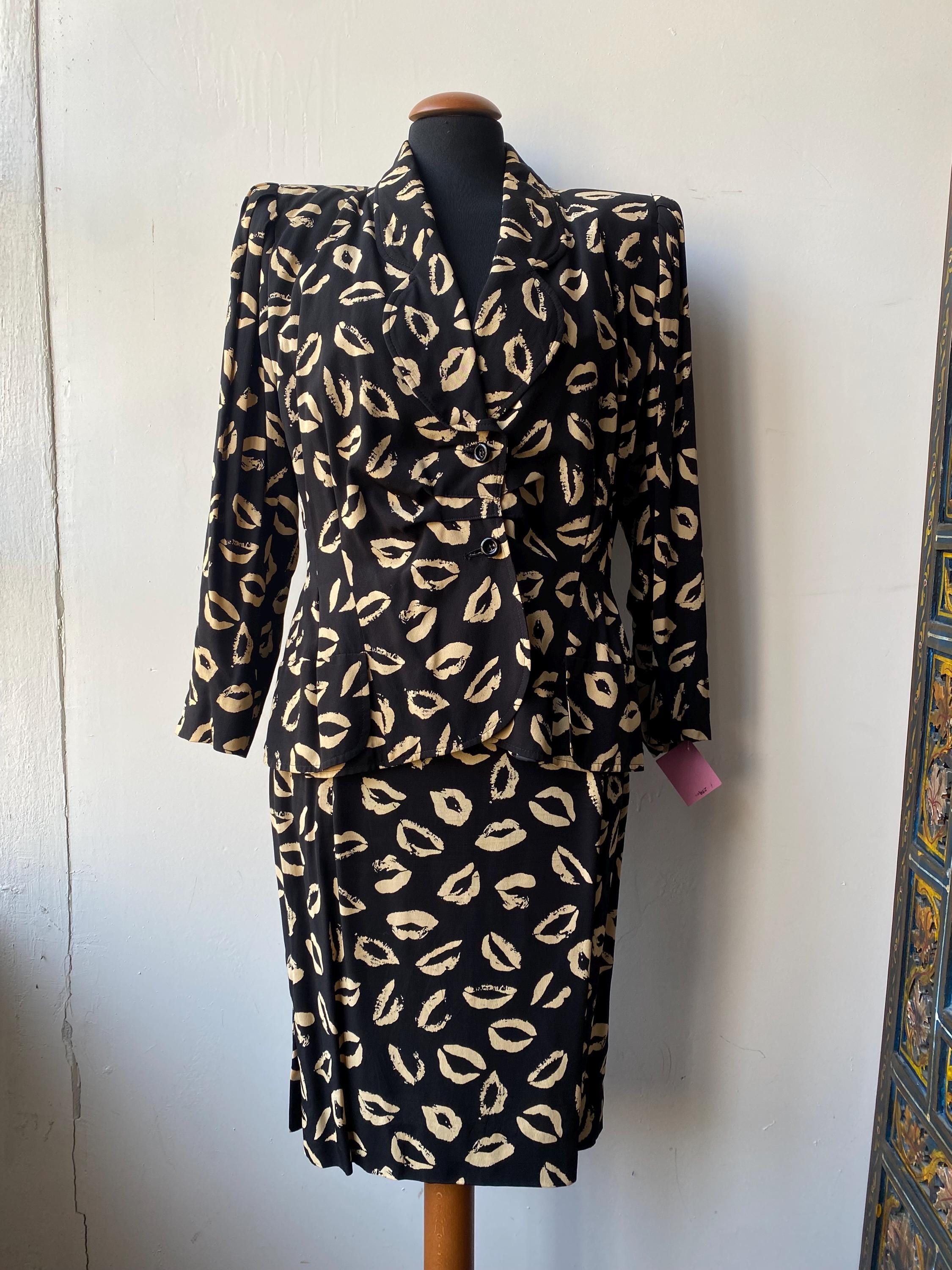送料無料 通販  Vintage Blazer  Set Skirt and スーツ・フォーマル・ドレス