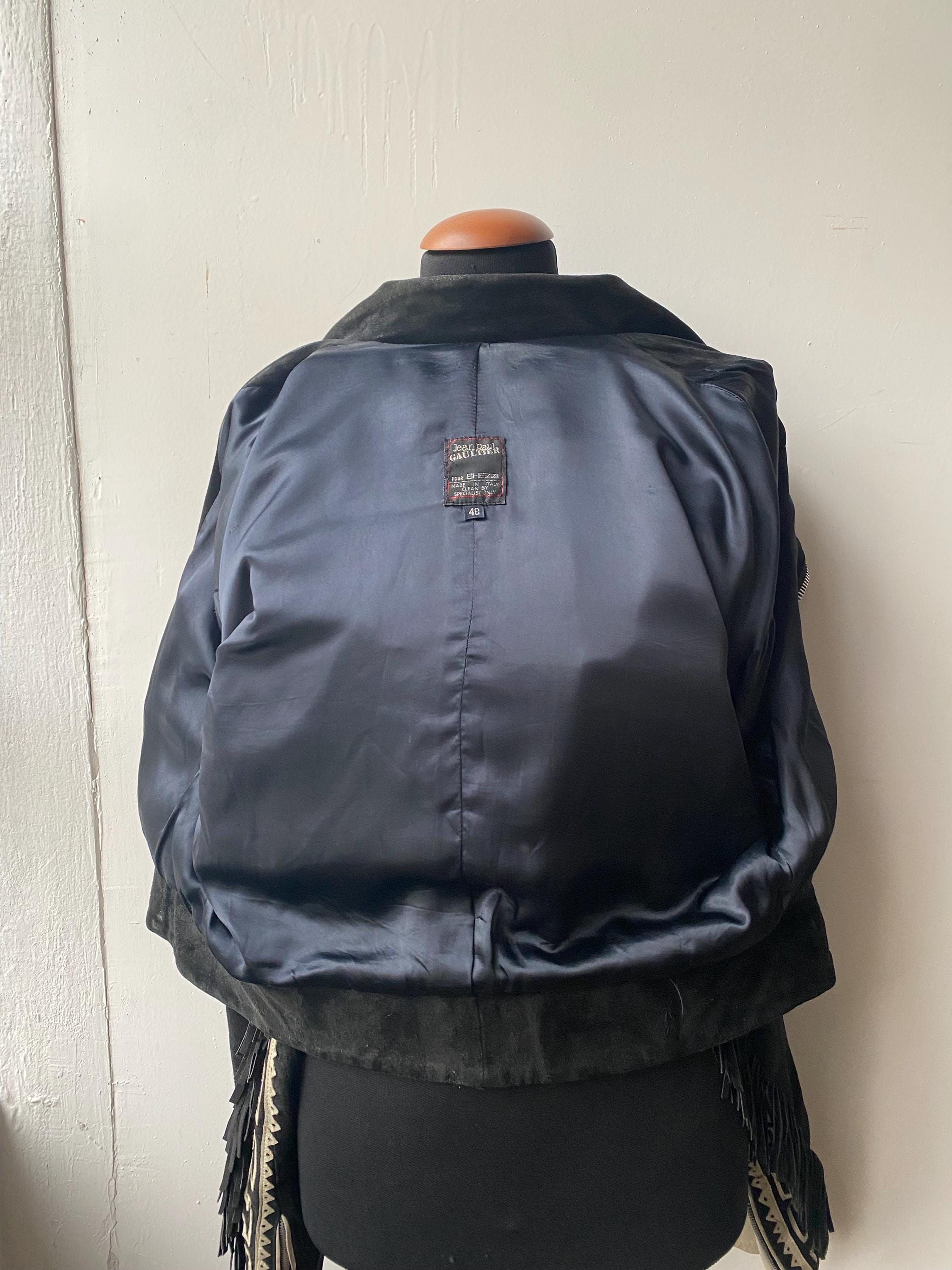 Vintage Jean Paul Gautier X Ghezzi Iconic Biker Jacket - Rare 80s 
