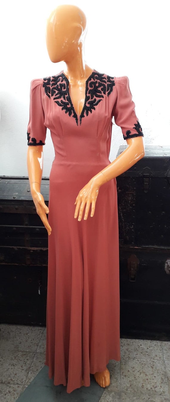 30s silk dress