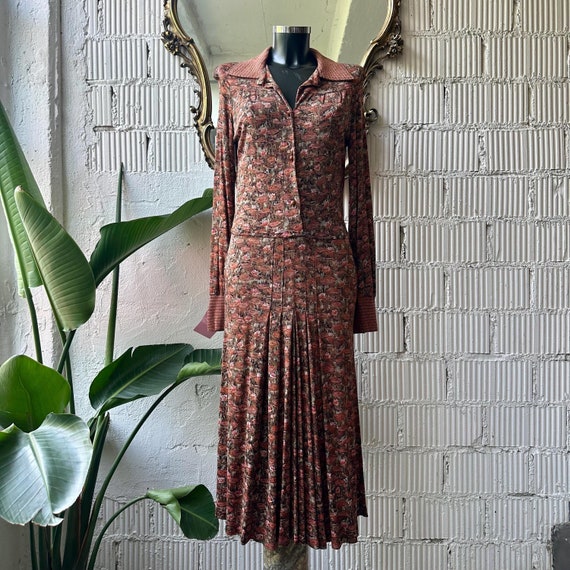 versace brown dress VERSACE VINTAGE SS 2005 PLUNGING HALTER RUNWAY Cocktail Dress Light Co –  Style Exchange Boutique PGH main image 1