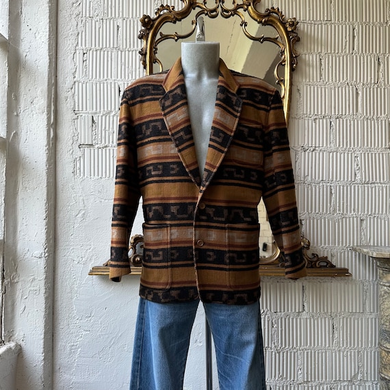 Vintage Kenzo Wool single-breasted Blazer Jacket … - image 8