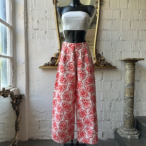 パンツ 90s- christian dior cotton linen slacks Vintage Dior Linen Pants – 1990s High Waist, Side Slits