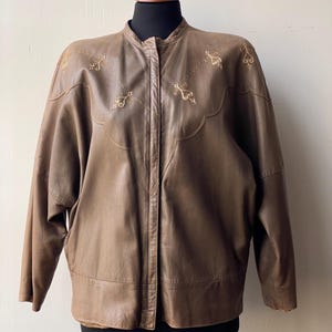 1980s Gianni Versace Leather Jacket - Etsy