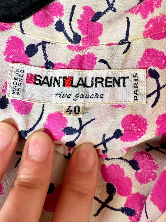 1970s Yves Saint Laurent Hooded Deep Green Shaved Fur Poncho main image 1