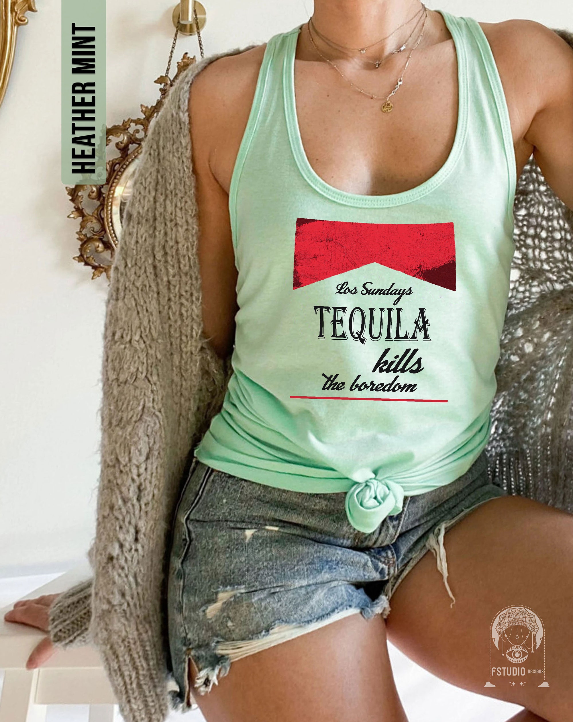 Discover Las Sundays Tequila Kills The Boredom T-Shirt Western Graphic Leopard Tequila shirt