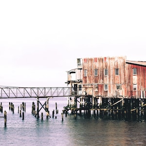 Astoria Waterfront - Oregon - Digital Photo