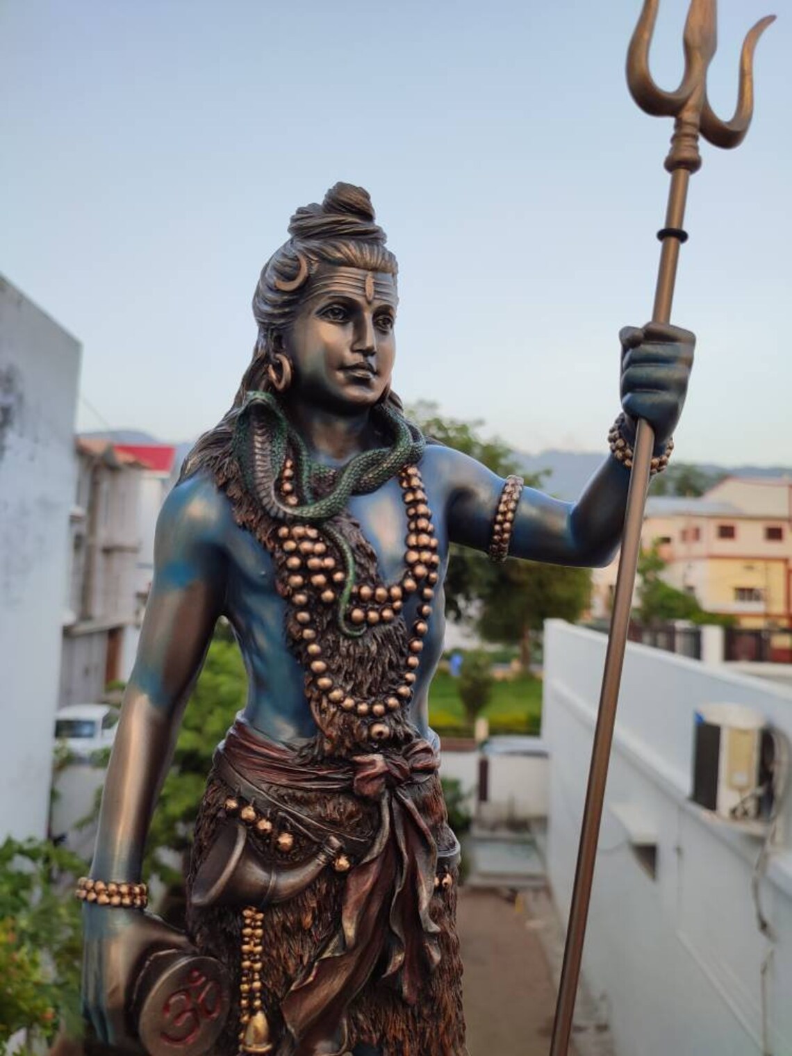 Shiva Statue 20.5 inches a Big Lord Shiva with bronze Etsy
