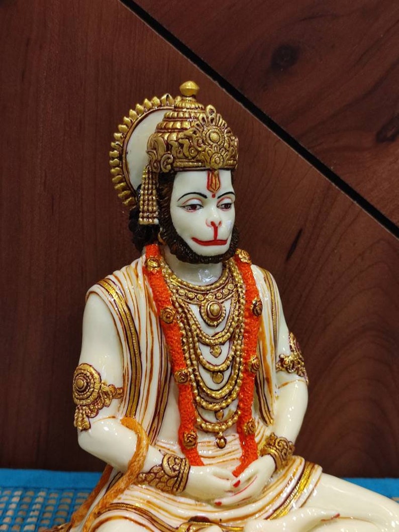 Hanuman Statue Lord Hanuman Statue for Altar Decor in Marble - Etsy