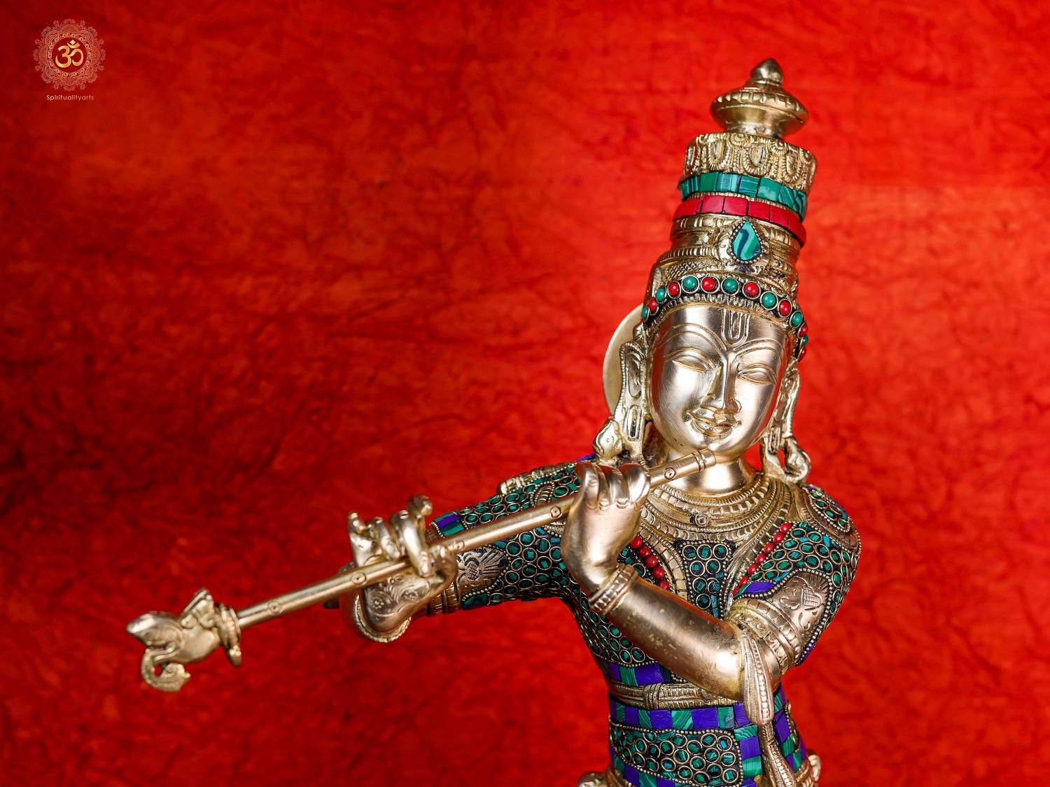 Buy Krishna Statue Lord Standing Flute Krishna Statue God of ...