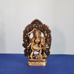 8&quot; Brass Kali Statue: Hindu Goddess Kalika Idol