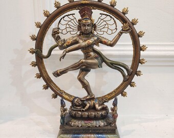 10.5インチのナタラージャ像 | ヨガホール用の踊るシヴァ・ナトラジャ