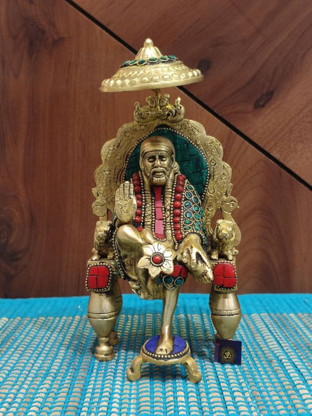 Buy Sai Baba Statue 8 Inch Family Gift Shirdi Sai Nath Online in ...