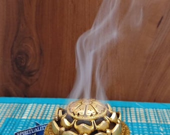 Brass Incense Holder: 3.5" Dhoopdani Home Decor