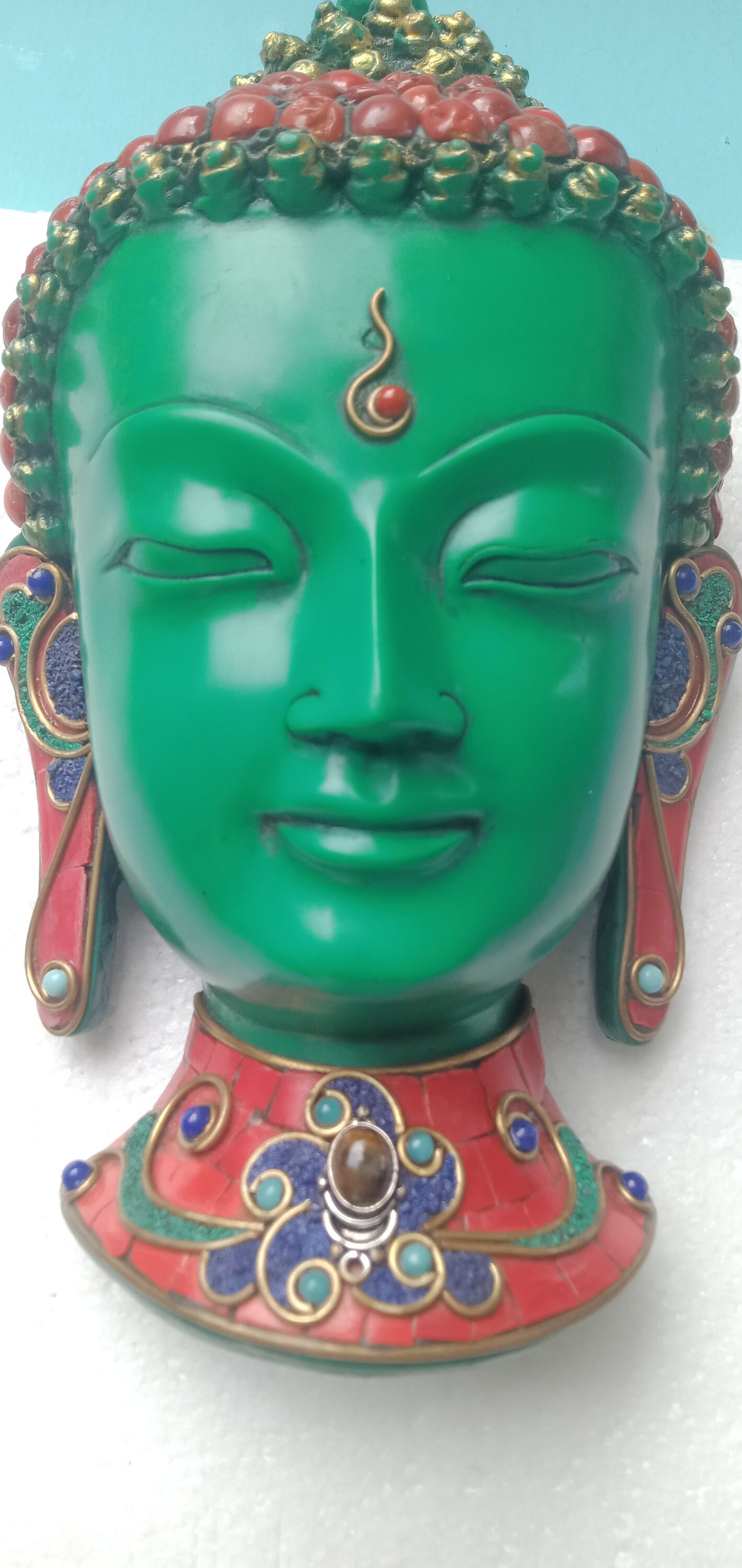 Buddha mask wall hanging buddhist wall hanging 10 Etsy