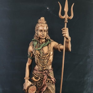 Large Bonded Bronze Shiva Statue - Hindu God Idol (26 Inch)