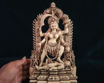 9" Kali Statue: Hindu Tantric Goddess Kalika Idol