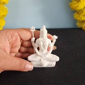 3 Inch Lord Shiva Statue: Blessing Shiva Idol, Hindu God