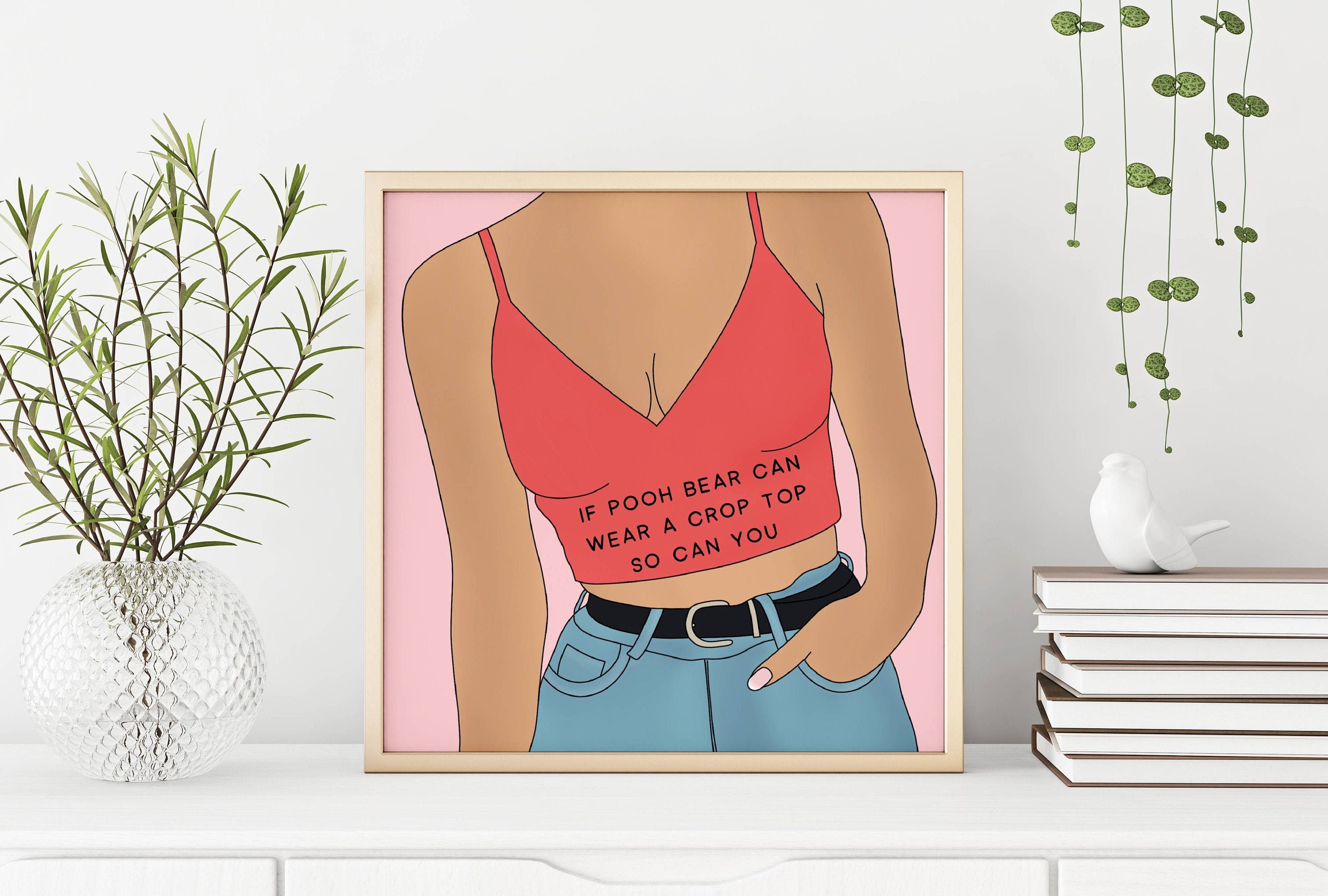 Cute Wall Art Print Inspiration Quote Print Bedroom Art Etsy UK