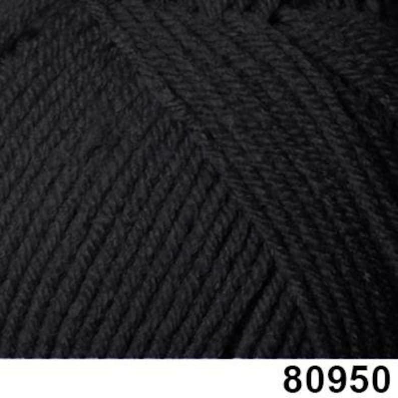 Himalaya Yarn - Super Soft DK Black 100g