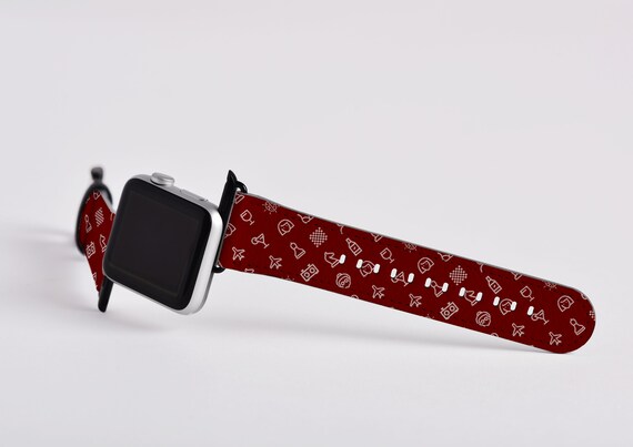 VibelyBoutique Queen's Gambit Apple Watch Band | Chess Theme Apple Watch Strap for Apple Watch Series 1 2 3 4 5 SE