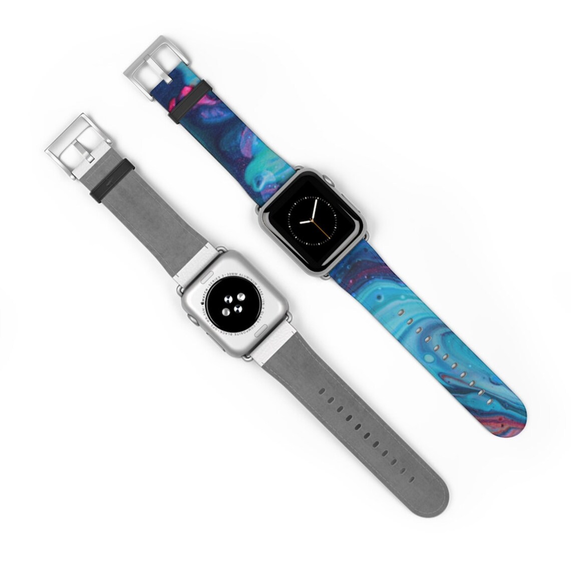 Blue Paint Apple Watch Band 38mm40 mm and 42mm44mm Etsy
