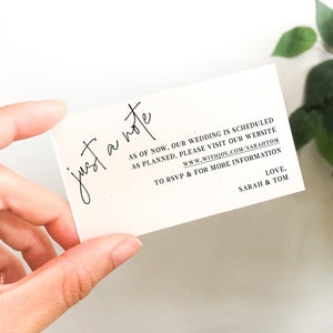 LAURA | Mała karta z załącznikiem - RSVP lub karta ze szczegółami na wieczór panieński, baby shower, przyjęcie, uroczystość weselną