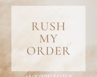 Rush Order Add On | Expedited printing & priority shipping add-on for any printed order