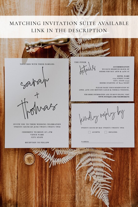 Inkdotpot 50 Carte RSVP Vuote Con Buste, Floreali, Per Matrimoni, Feste E Baby Shower - 2
