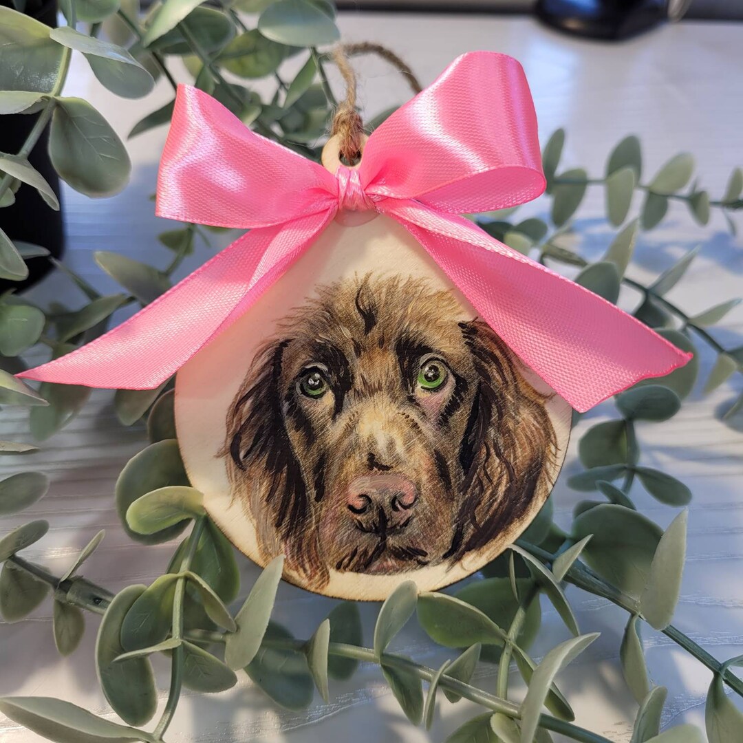 CHRISTMAS BAUBLES Pet Portrait Christmas Baubles. Christmas Decorations